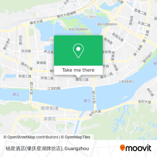 锦星酒店(肇庆星湖牌坊店) map
