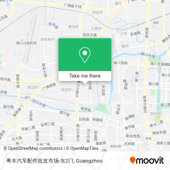 粤丰汽车配件批发市场-东2门 map