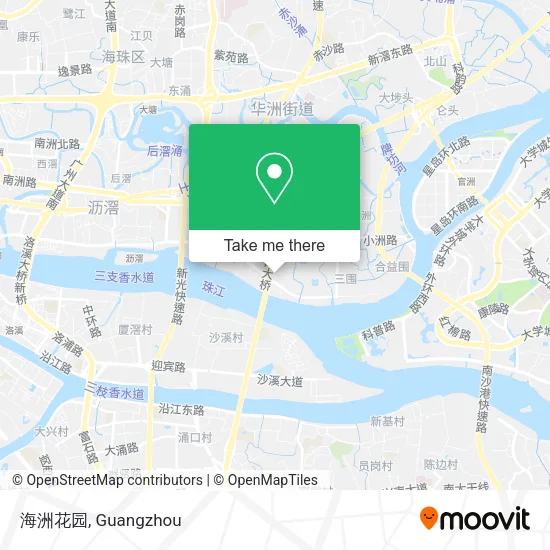 海洲花园 map