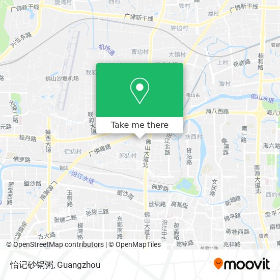 怡记砂锅粥 map
