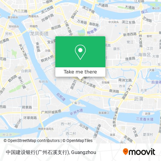 中国建设银行(广州石溪支行) map
