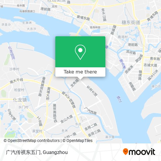 广汽传祺东五门 map