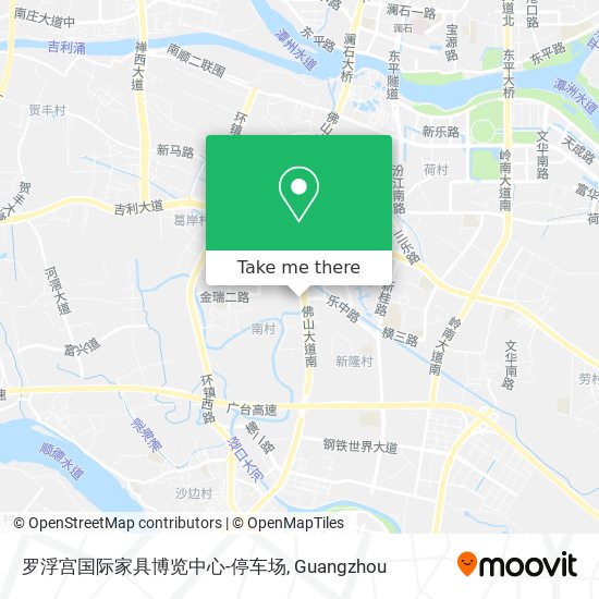 罗浮宫国际家具博览中心-停车场 map