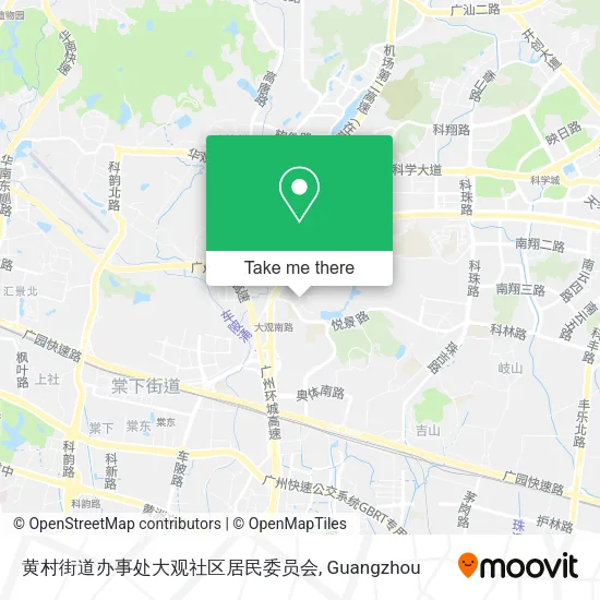 黄村街道办事处大观社区居民委员会 map