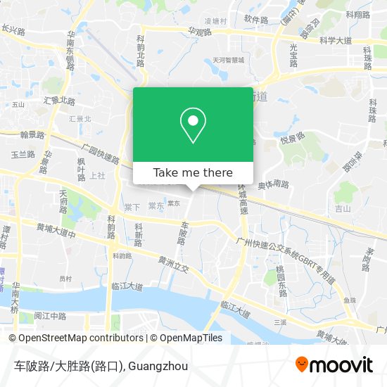 车陂路/大胜路(路口) map