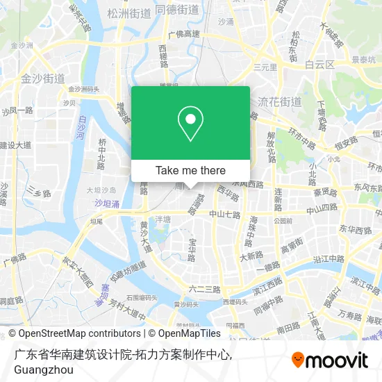广东省华南建筑设计院-拓力方案制作中心 map