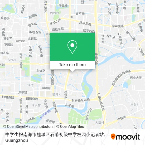 中学生报南海市桂城区石啃初级中学校园小记者站 map
