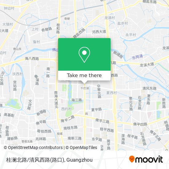 桂澜北路/清风西路(路口) map