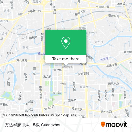 万达华府-北4、5栋 map