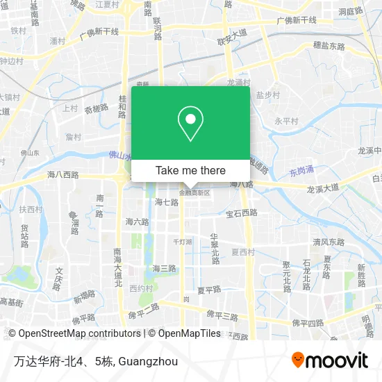 万达华府-北4、5栋 map