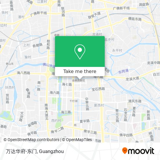 万达华府-东门 map