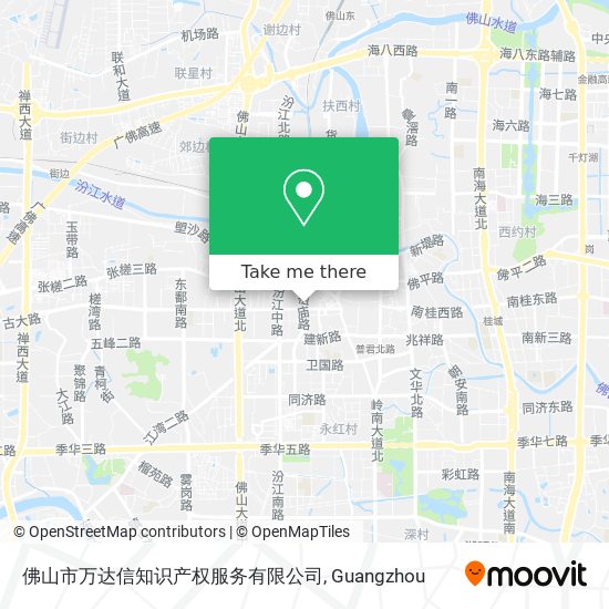 佛山市万达信知识产权服务有限公司 map