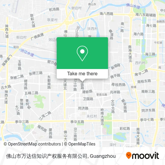 佛山市万达信知识产权服务有限公司 map