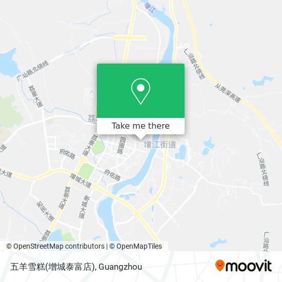 五羊雪糕(增城泰富店) map