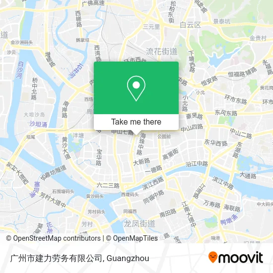广州市建力劳务有限公司 map