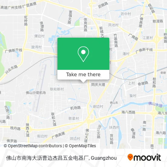 佛山市南海大沥曹边杰昌五金电器厂 map