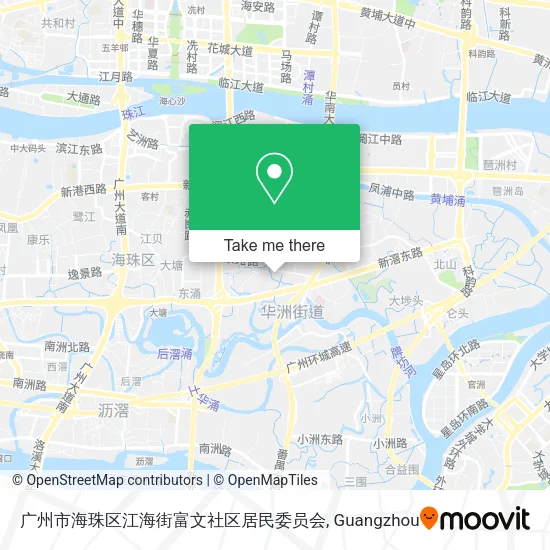 广州市海珠区江海街富文社区居民委员会 map