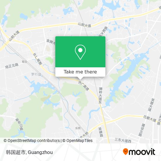 韩国超市 map