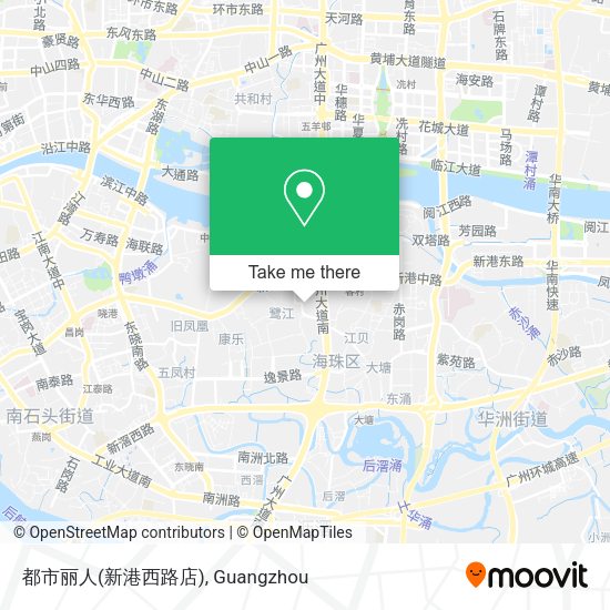 都市丽人(新港西路店) map