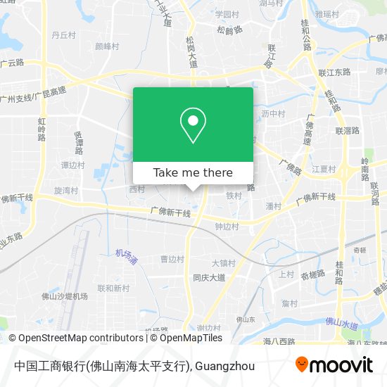 中国工商银行(佛山南海太平支行) map