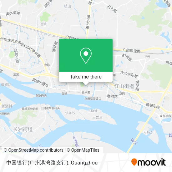 中国银行(广州港湾路支行) map