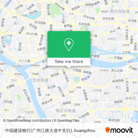中国建设银行(广州江南大道中支行) map