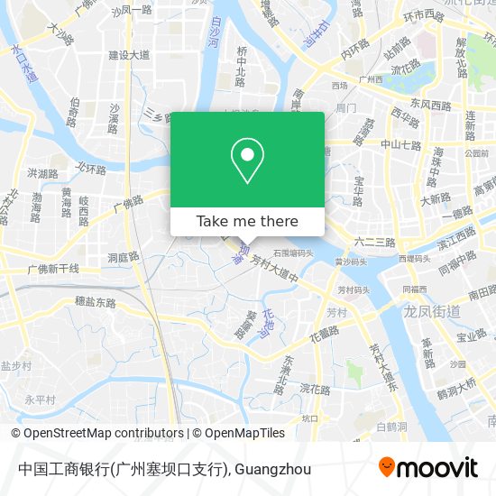 中国工商银行(广州塞坝口支行) map