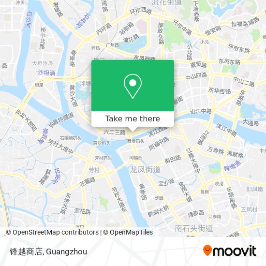 锋越商店 map