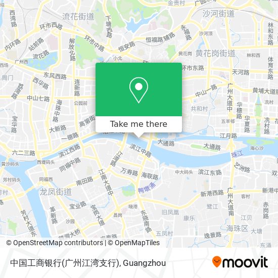 中国工商银行(广州江湾支行) map