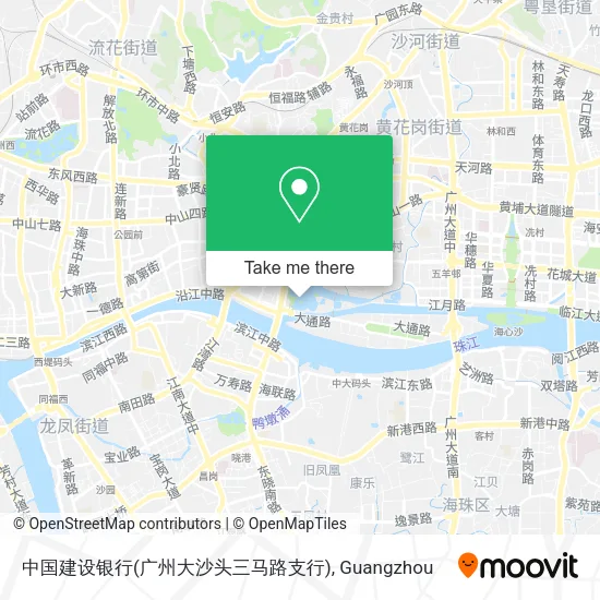 中国建设银行(广州大沙头三马路支行) map