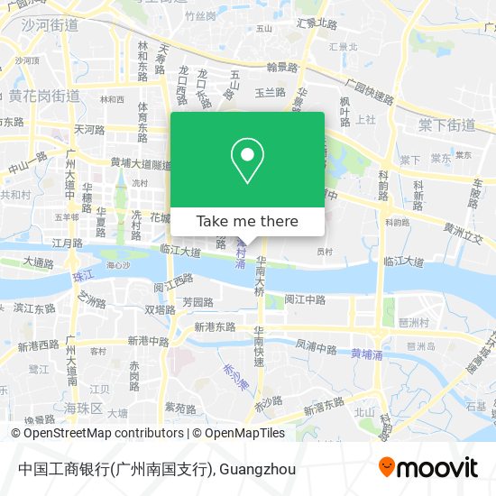 中国工商银行(广州南国支行) map