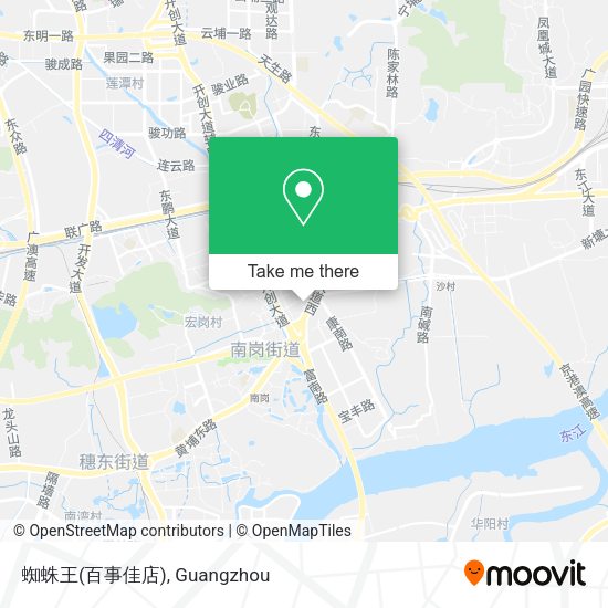 蜘蛛王(百事佳店) map