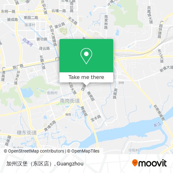 加州汉堡（东区店） map