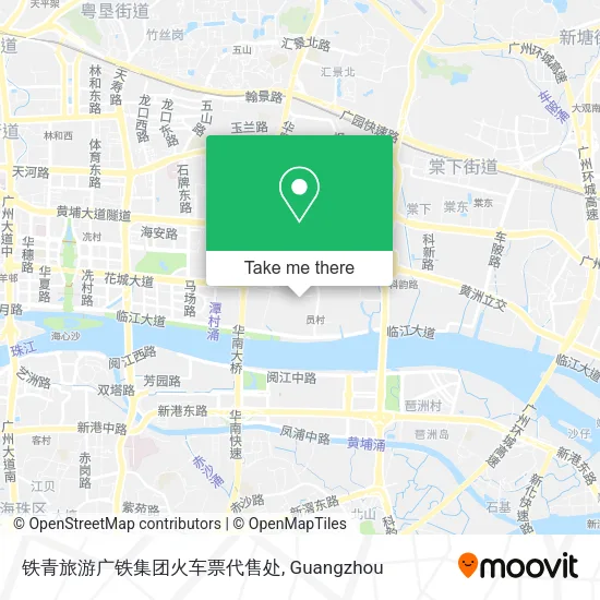 铁青旅游广铁集团火车票代售处 map