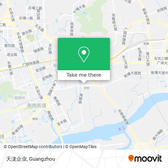 天泷企业 map