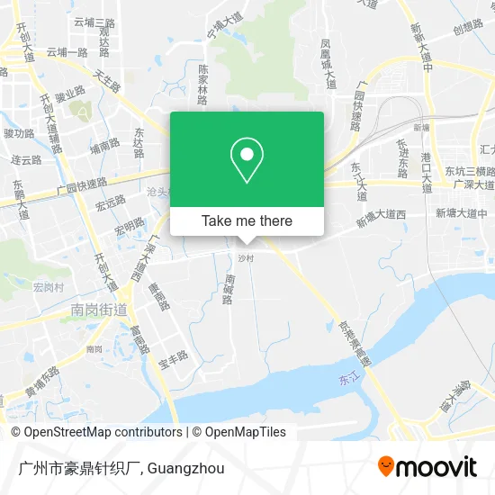 广州市豪鼎针织厂 map