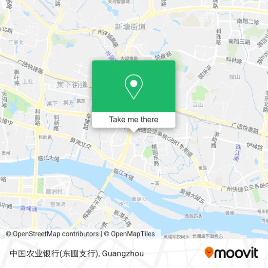 中国农业银行(东圃支行) map