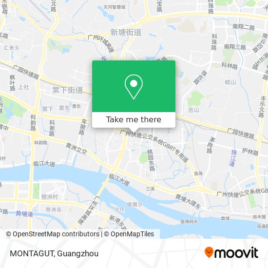 MONTAGUT map