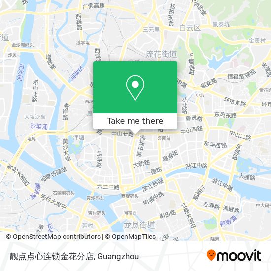 靓点点心连锁金花分店 map