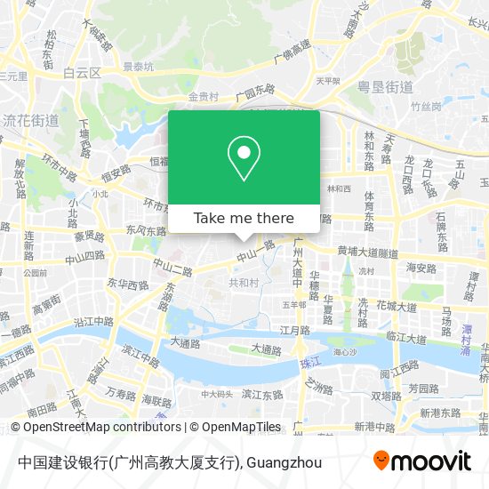 中国建设银行(广州高教大厦支行) map