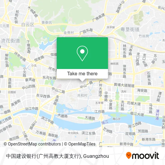 中国建设银行(广州高教大厦支行) map