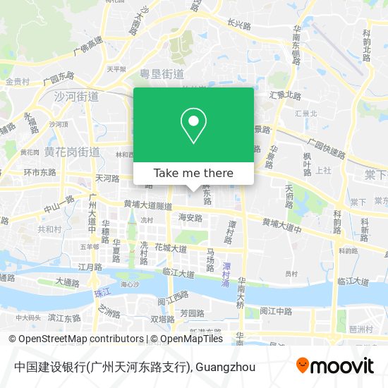 中国建设银行(广州天河东路支行) map