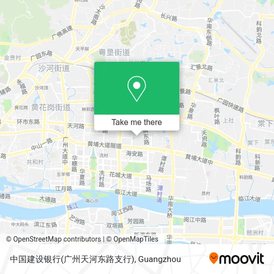 中国建设银行(广州天河东路支行) map