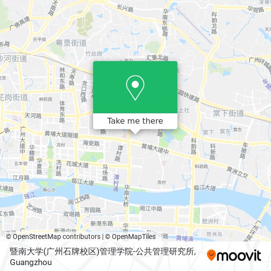 暨南大学(广州石牌校区)管理学院-公共管理研究所 map