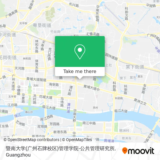 暨南大学(广州石牌校区)管理学院-公共管理研究所 map