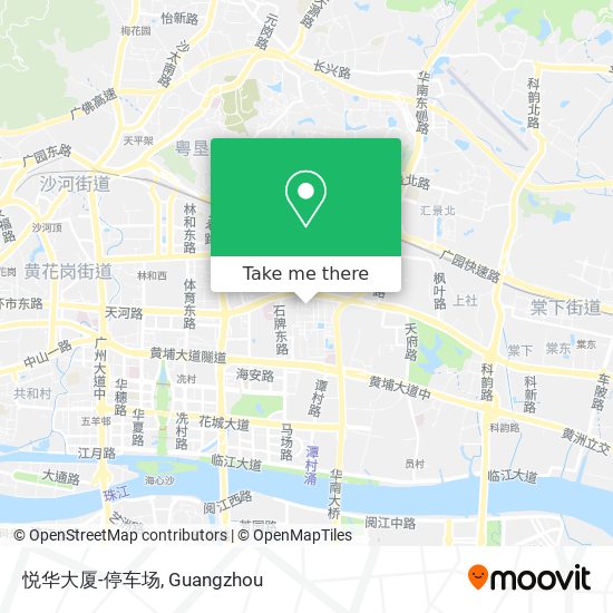 悦华大厦-停车场 map