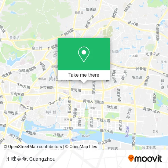 汇味美食 map