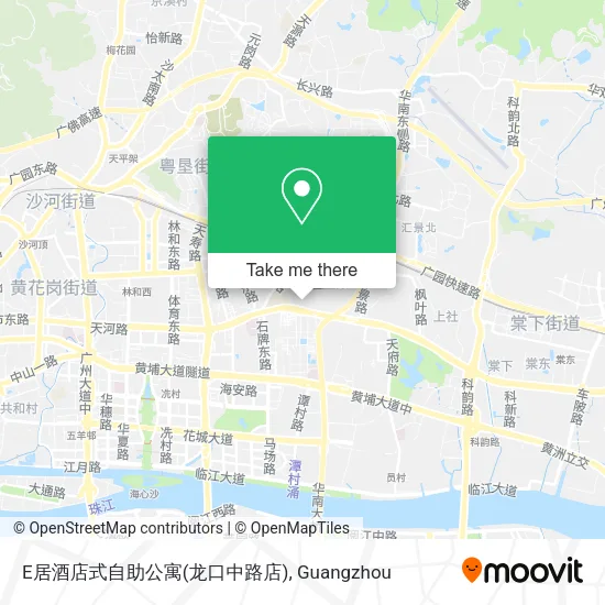 E居酒店式自助公寓(龙口中路店) map