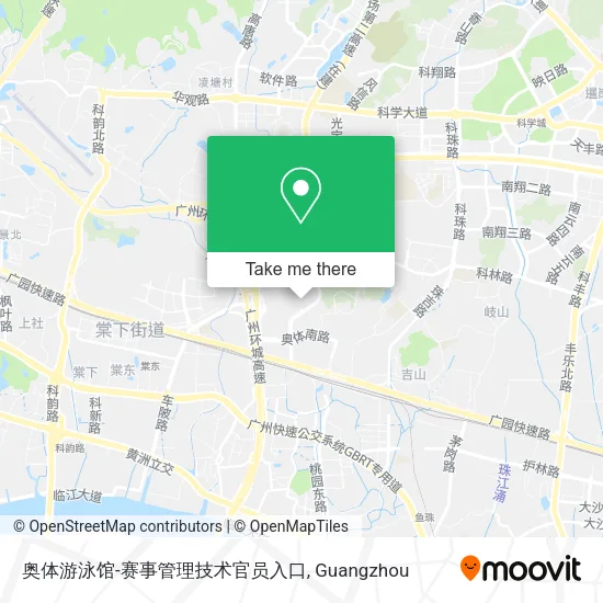 奥体游泳馆-赛事管理技术官员入口 map