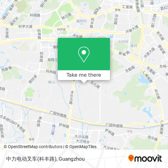 中力电动叉车(科丰路) map